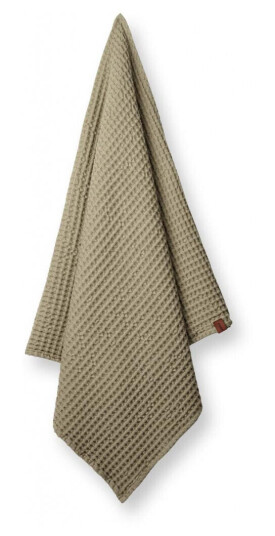 Humdakin Waffle badehåndkle 70 x 135 cm Oak