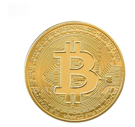 Gullbelagt BitCoin Gullbelagt BitCoin