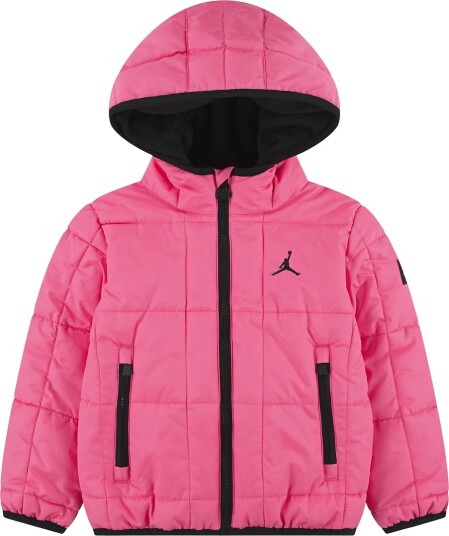 Jordan Polstret Jakke Puffer Rosa Glow Jordan 13 15 år (158 170) Dunjakke