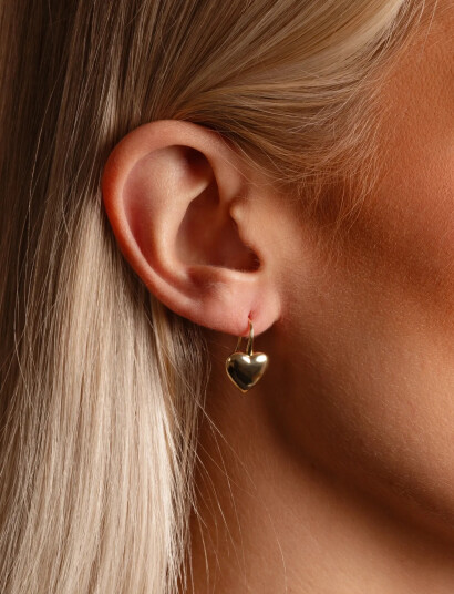 SNÖ of Sweden Cute Hook Ear Plain G Onesize   Gold   ONE SIZE