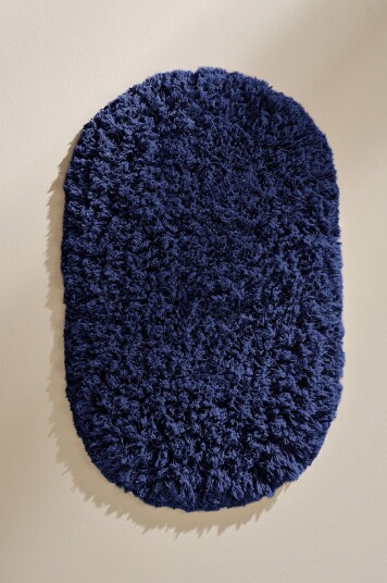 Jotex Oval Badematte Bomull/Lateks Kobolt JANE 212447005365