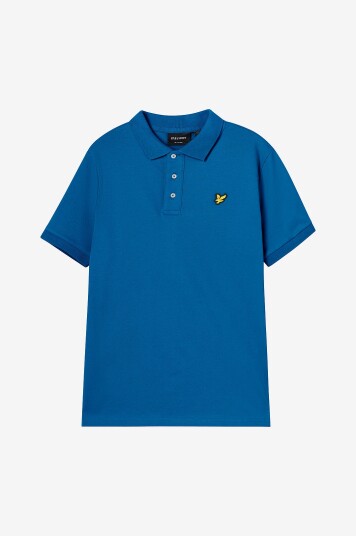 Lyle & Scott Pologenser Plain Polo Shirt Blå