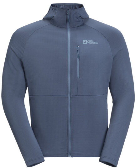 Jack Wolfskin Kolbenberg Hooded Fz M Evening Sky S, Evening Sky Jack Wolfskin Kolbenberg Hooded Fz M Evening Sky S, Evening Sky