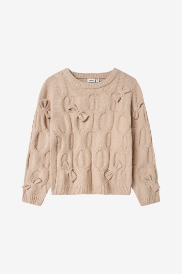 Name It Pullover nkfOlivia LS Knit Beige