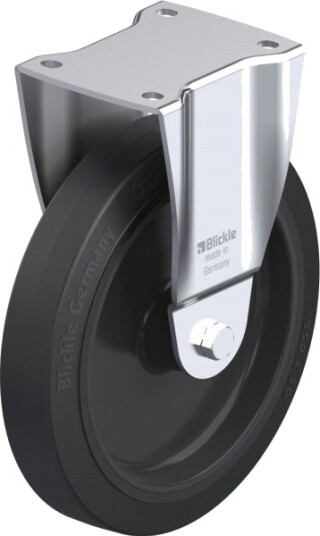 Blickle 850896 Bh-Poev 250Xr Faste Hjul - Hjuldiameter 250 Mm, Bæreevne (Maks.) 600 Kg (1 Stk)