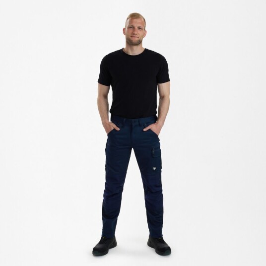 Engel X-treme håndverkerkbukse med strekk Blått blekk SEW-2363-314-165 132