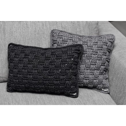 Rito Krea Puter med Kurvmønster av Rito Krea Puter 30x50cm og 40x40cm 2 stk Rito Krea Puter med Kurvmønster av Rito Krea Puter 30x50cm og 40x40cm 2 stk