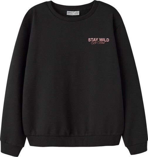 Name It Nkfomono Ls Nreg Sweat Bru Box BLACK 158 164 Name It Nkfomono Ls Nreg Sweat Bru Box BLACK 158 164