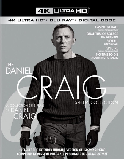 James Bond: The Daniel Craig 5Film Collection DVD