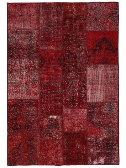 Håndknyttet. Opphav: Turkey Patchwork Turkiet 140x200