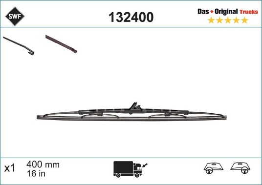 Viskerblad SWF 132400 Viskerblad SWF 132400