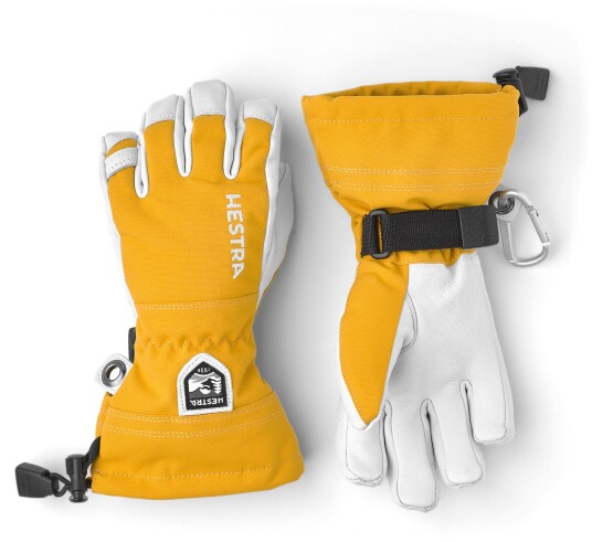 Hestra Army Leather Heli Ski Jr. Mustard 7 Hestra Army Leather Heli Ski Jr. Mustard 7