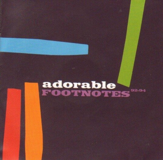 Adorable  Footnotes  Best Of (9294)  CD