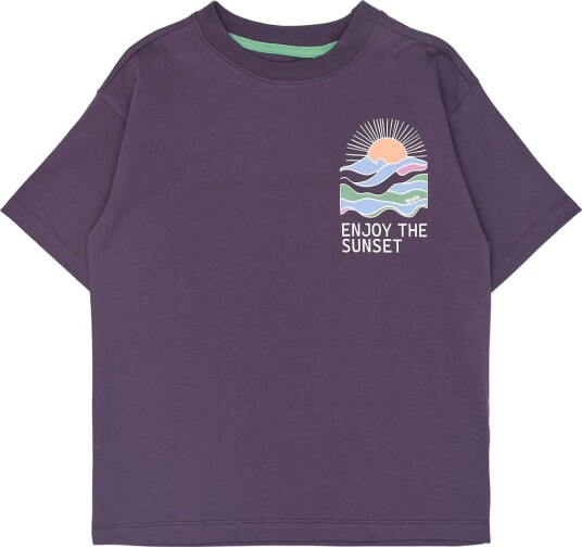 The New Tntuck Os S_S Tee Purple 146/152 The New Tntuck Os S_S Tee Purple 146/152
