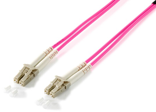 EQUIP LWL Patchkabel LC->LC  3.00m Multimode Duplex OM4 viol
