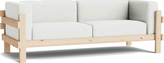 Normann Copenhagen Kube 3 Seter Sofa Pine / Hallingdal 110 Normann Copenhagen Kube 3 Seter Sofa Pine / Hallingdal 110