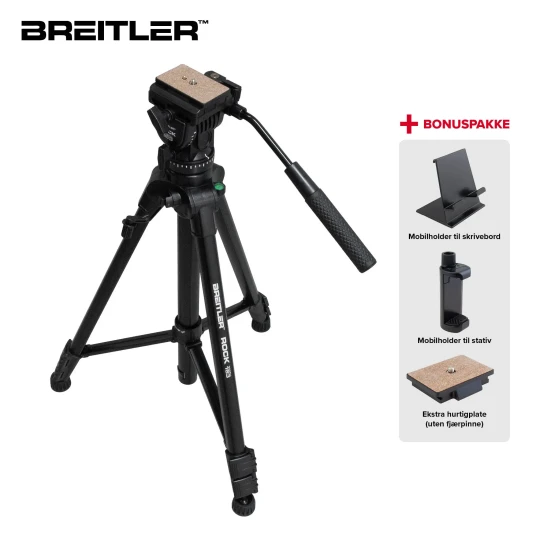 Breitler Tripod Rock 163 Gulvstativ Alu Breitler Tripod Rock 163 Gulvstativ Alu