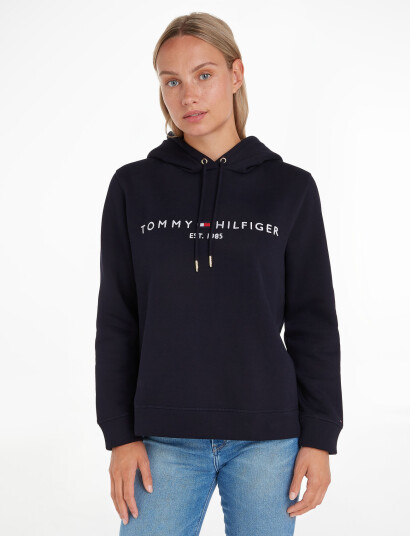 Tommy Hilfiger Heritage Hilfiger Hoodie Ls - Navy - S Tommy Hilfiger Heritage Hilfiger Hoodie Ls - Navy - S