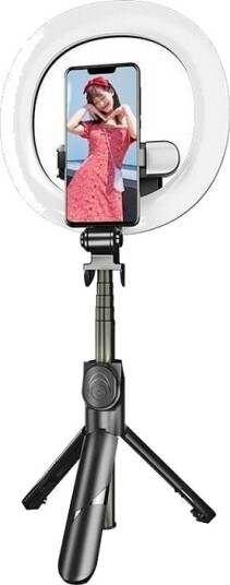Selfie Stick Puluz Selfie Stick/Stativ Puluz Med Dobbel Led-Belysning