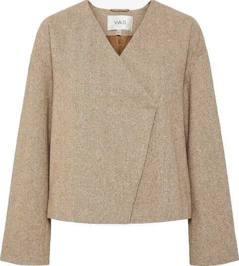 Yas Jakke yasSpring LS Jacket Brun
