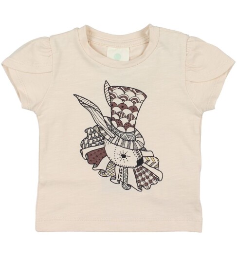 En Fant Gate Ss T-Shirt - Cream - 50 En Fant Gate Ss T-Shirt - Cream - 50
