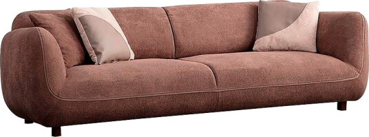 Hanah Home Sofa med 4 seter Pavia Brun Hanah Home Sofa med 4 seter Pavia Brun