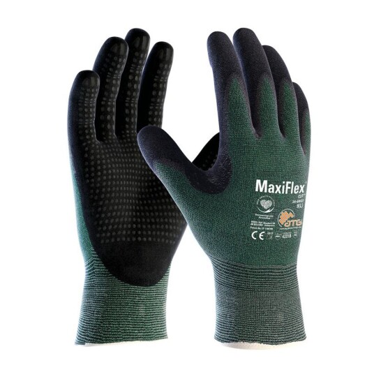 ATG MaxiFlex Dark Green Cut 3B DT HT hansker, 12 par ,SBG-34-8443 7