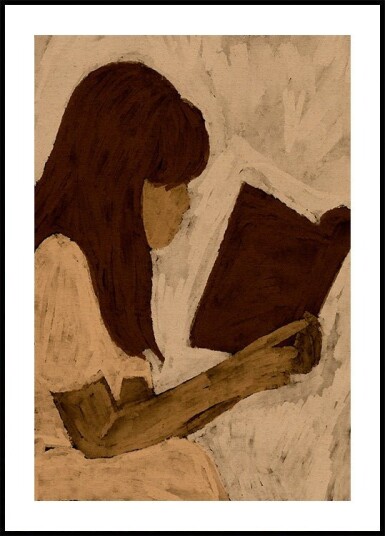 Book Lover 3 Poster Plakat / 50x70cm