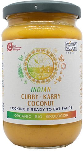 Rømer Indisk Kokos Curry Saus Øko   Glutenfri   350 g