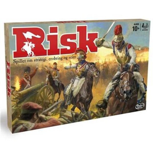 Hasbro Risk Strategispill for Verdensherredømme - Brettspill for 10+ år Hasbro Risk Strategispill for Verdensherredømme - Brettspill for 10+ år