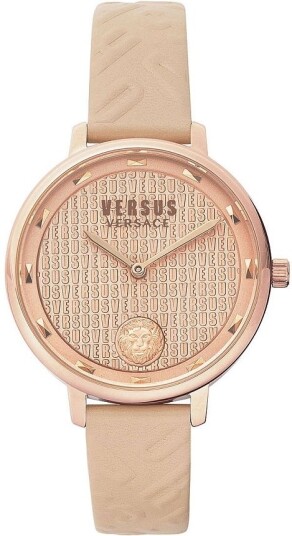 Versus by Versace Dameklokke VSP1S1320 La Villette Gullfarget/Lær