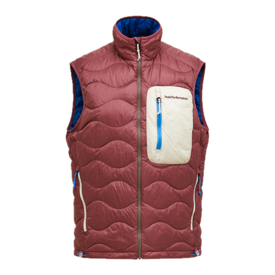 Peak Performance M Helium Utility Down Vest Wild Rouge L