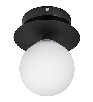 Globen Lighting Art Deco Vegglampe/Plafond 24 cm IP44 Svart/Hvit 1725716-03-0 1725716-04-0