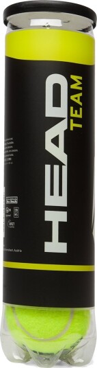 Head Head Team  Tennis Balls Green ONE SIZE