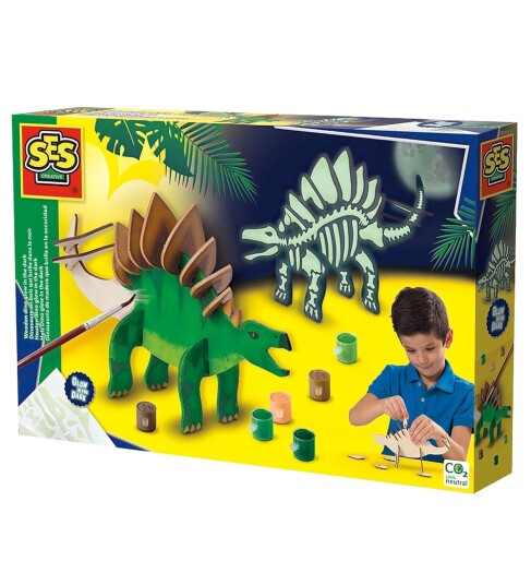 SES Creative Byg Selv Dinosaur Selvlysende SES Creative Byg Selv Dinosaur Selvlysende