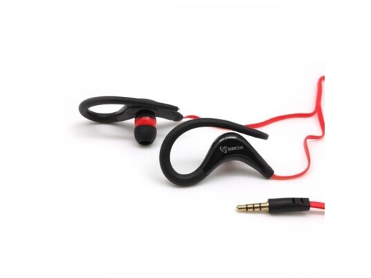 Stereo Løbe In-Ear Earphones M/ Mic Sort Stereo Løbe In-Ear Earphones M/ Mic Sort