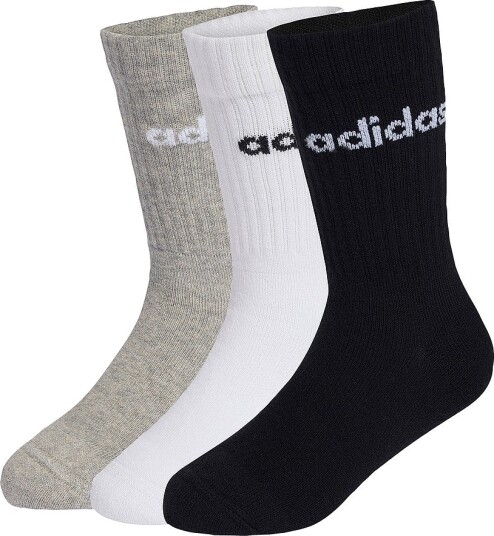 adidas Sport Performance Sokker Lin Kids Crw 3 pakning Hvit