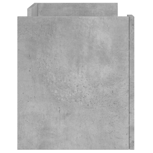 TV-benk betonggrå 80x35x40 cm konstruert tre 848370 TV-benk betonggrå 80x35x40 cm konstruert tre 848370