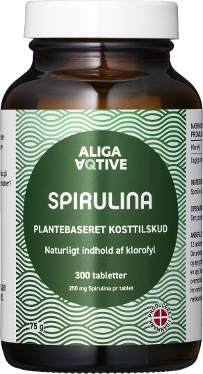Aliga Aqtive Spirulina - 300 Tabletter