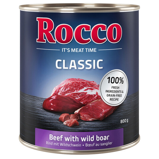 Rocco Økonomi Classic 12 X 800 G Storfekjøtt Med Villsvin