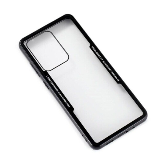 Gear Mobildeksel Herdet Glass til Samsung S20 Ultra - Gjennomsiktig, Sort