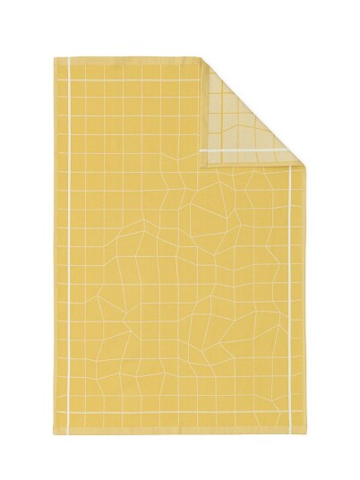 Normann Copenhagen Illusion kjøkkenhåndkle gul
