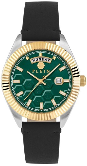 Philipp Plein Herreklokke PWPVA0124 Superlatives Grønn/Lær Ø42 mm
