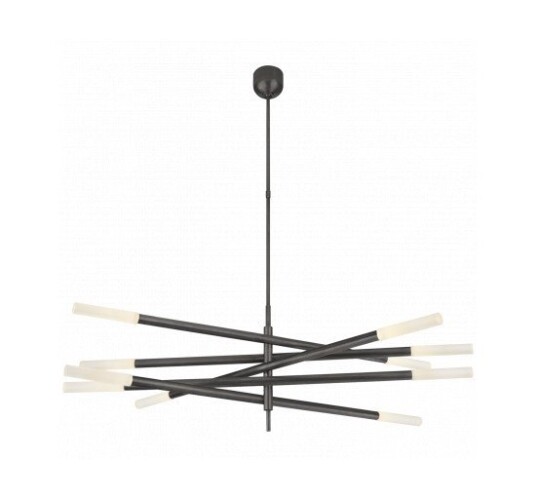 Rousseau Grande Ten Light Articulating Chandelier Bronze Rousseau Grande Ten Light Articulating Chandelier Bronze