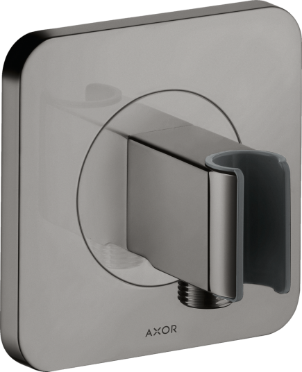 Axor Citterio E slangeuttak Med holder, Polert Sort Krom