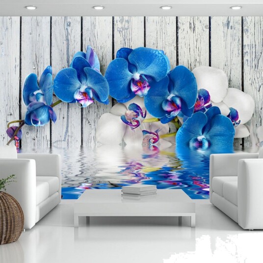 Fototapet Cobaltic Orchid 350x245 - Artgeist sp. z o. o.