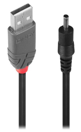 Lindy USB A Strømkabel 1.5 m, Svart
