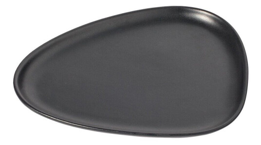 Lind DNA Curve Stoneware asjett 19x22 cm Black