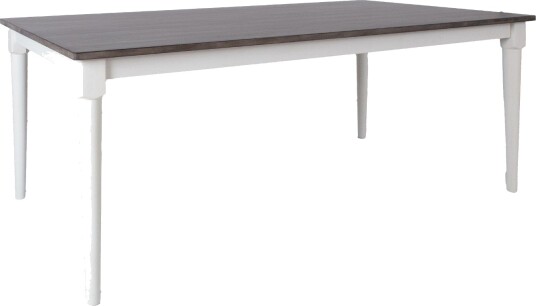 Spisebord HOME4YOU Janelle 183x91x75 cm grå/hvit - Grå/hvit