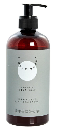 Simple Goods - Grapefruit håndsåpe 450 ml pumpeflaske lys blå